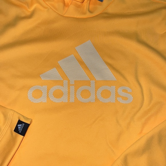 Adidas Game and Go Solar Gold Pullover Sweatshirt Hoodie Men's L Large - Picture 2 of 8